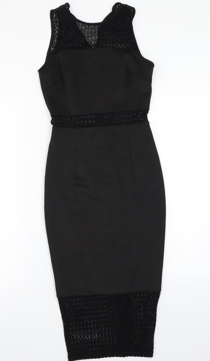 Preloved Pink Boutique Womens Black   A-Line  Size 8 - Front