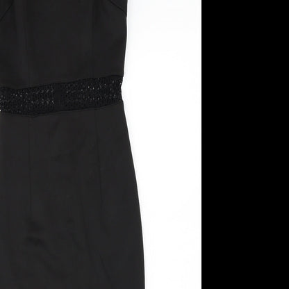 Preloved Pink Boutique Womens Black   A-Line  Size 8 - Detail
