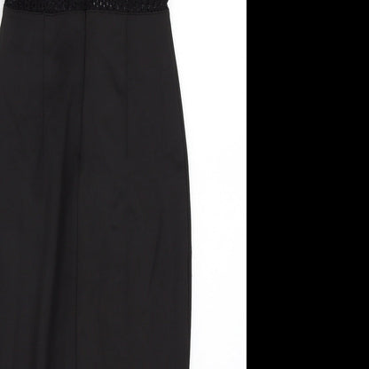 Preloved Pink Boutique Womens Black   A-Line  Size 8 - Label