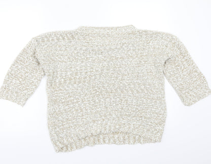 Bonmarché Womens Beige Pullover Jumper Size S