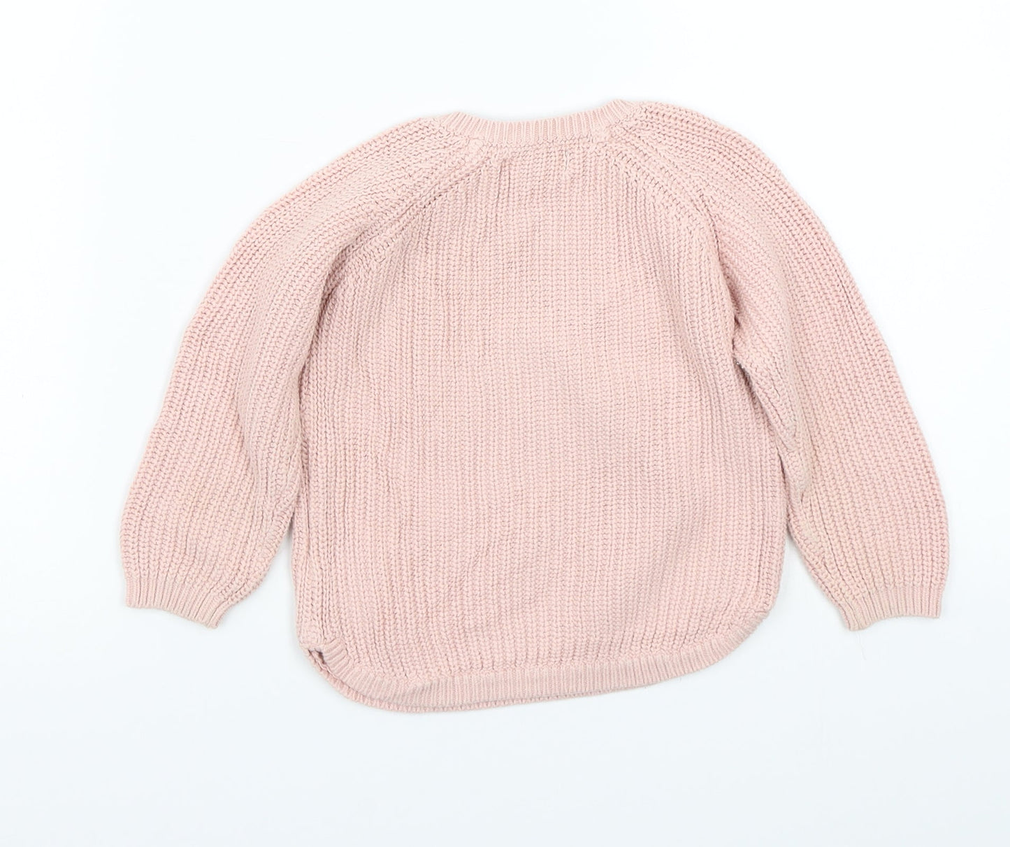 Primark Girls Pink   Pullover Jumper Size 2 Years