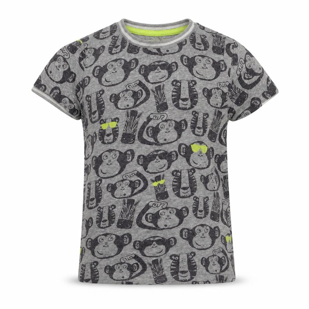 Blue Zoo Boys Grey   Basic T-Shirt Size 4-5 Years