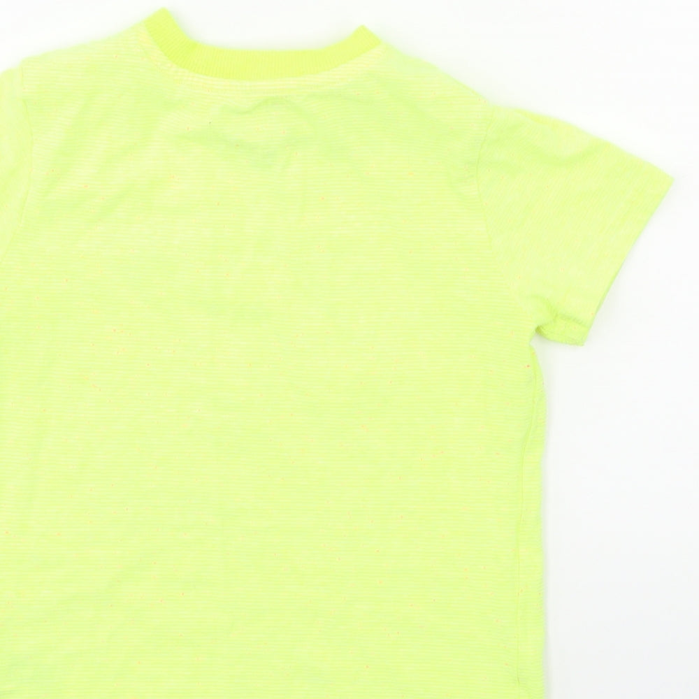 F&F Boys Yellow   Basic T-Shirt Size 4-5 Years