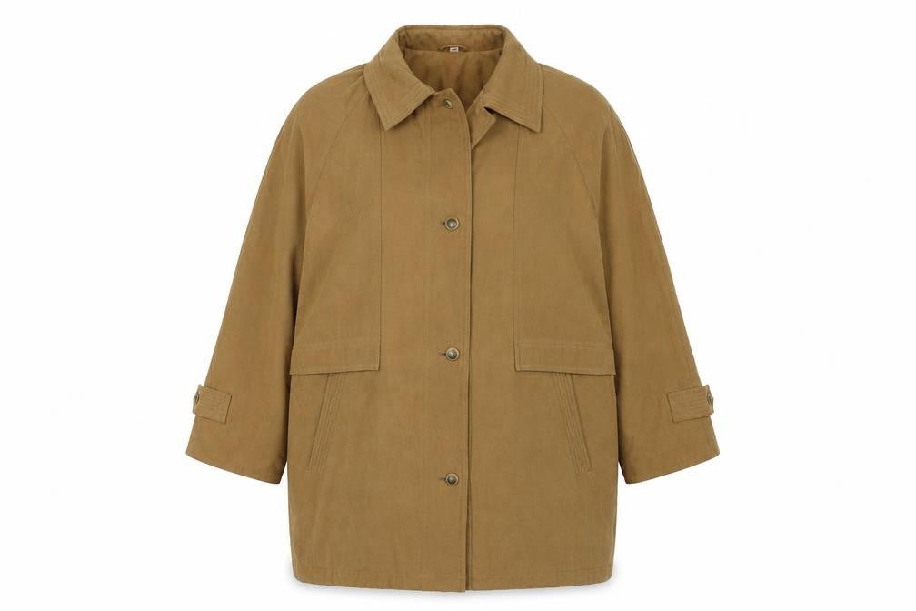 Preworn Womens Brown   Overcoat Coat Size 18