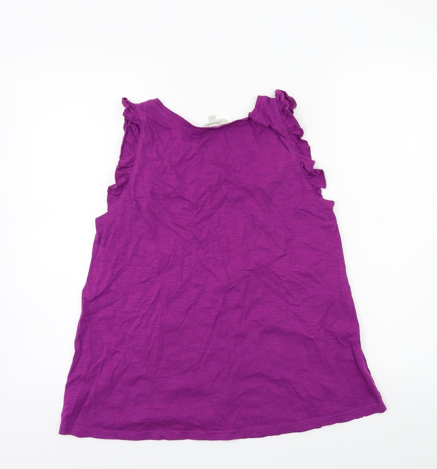 Peacocks Womens Purple   Basic Tank Size 12