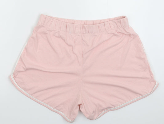 I SAW IT FIRST Womens Beige Solid  Cami Sleep Shorts Size 12