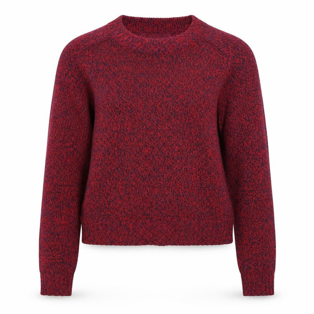 Divided Womens Red  Knit Pullover Jumper Size XS