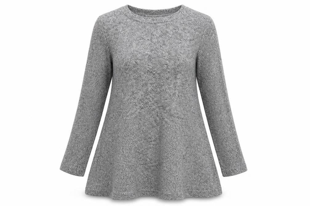 Pull&Bear Womens Grey  Knit Pullover Jumper Size S