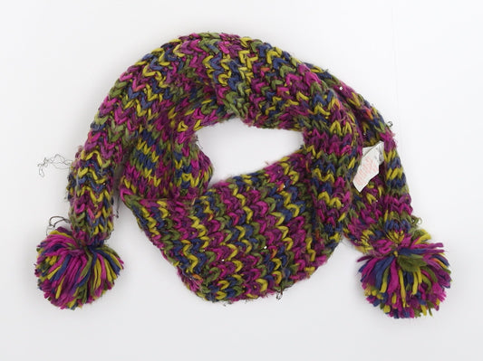 Young Dimension Girls Multicoloured  Knit Scarf Scarves & Wraps One Size