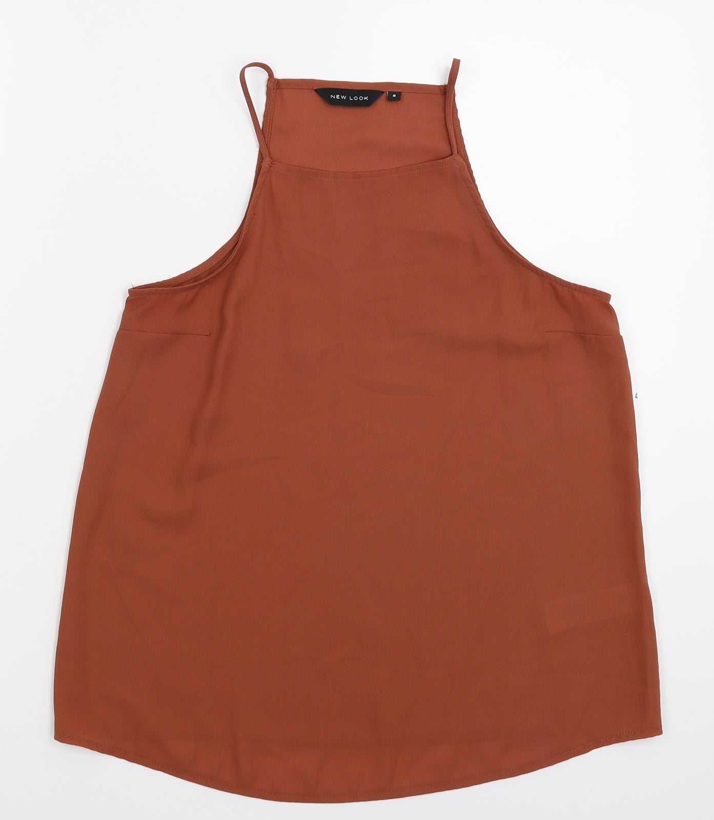 New Look Womens Beige   Basic Tank Size 8