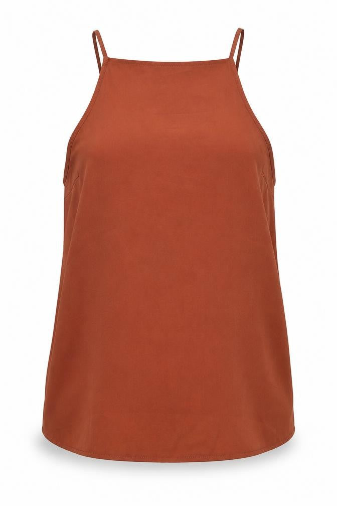 New Look Womens Beige   Basic Tank Size 8