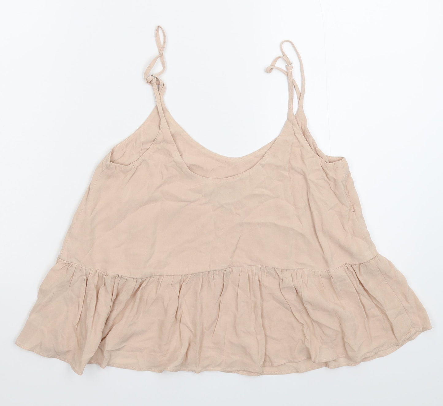 Topshop Womens Beige   Basic Tank Size 6