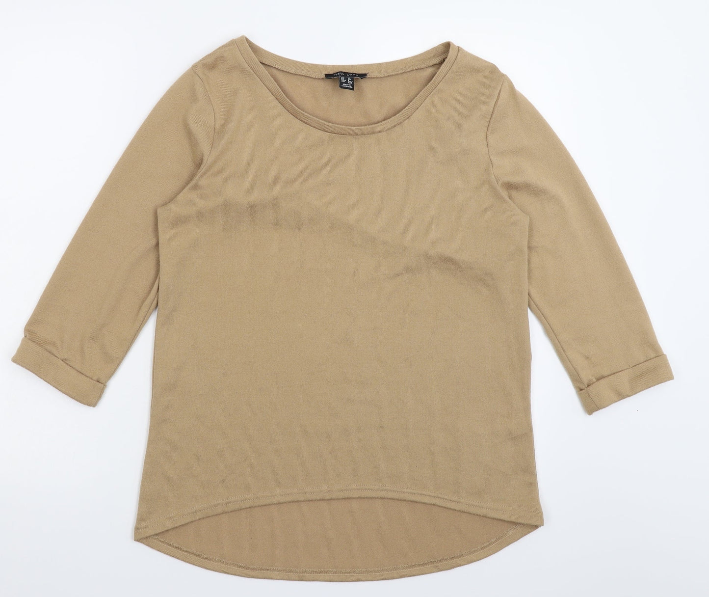 New Look Womens Beige  Knit Pullover Jumper Size 12