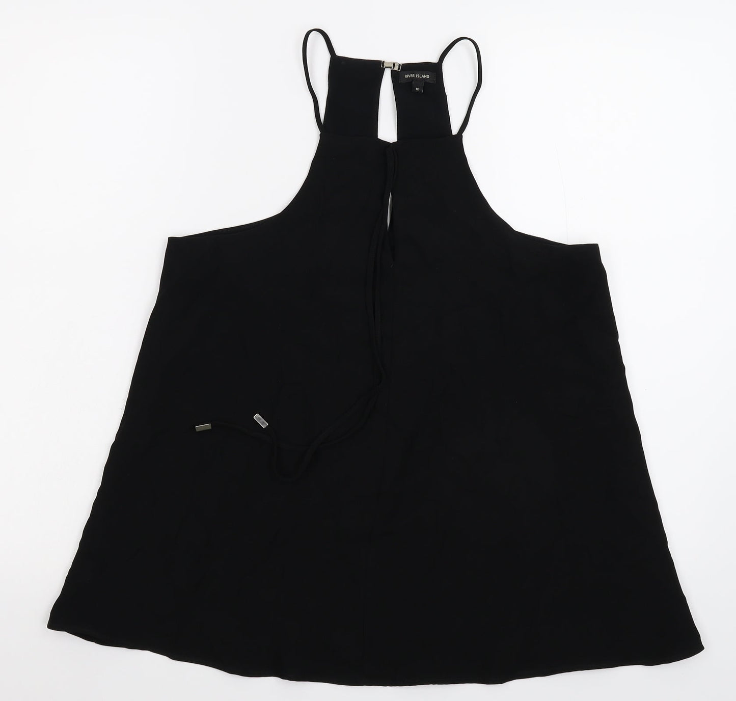 River Island Womens Black   Basic Tank Size 10