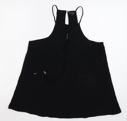 Preloved River Island Womens Black   Basic Tank Size 10 - Front