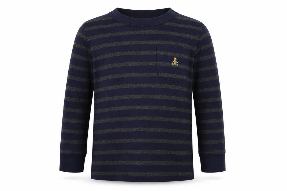 Gap Boys Blue Striped  Pullover Jumper Size 3 Years