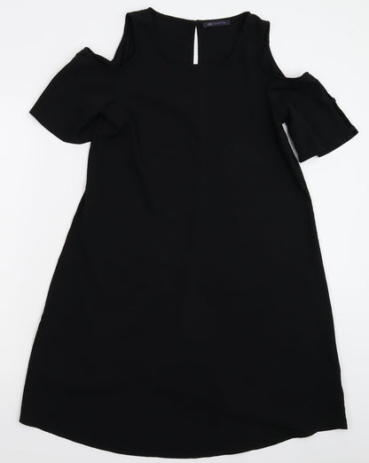 Preloved Marks and Spencer Womens Black   Fit & Flare  Size 10 - Front
