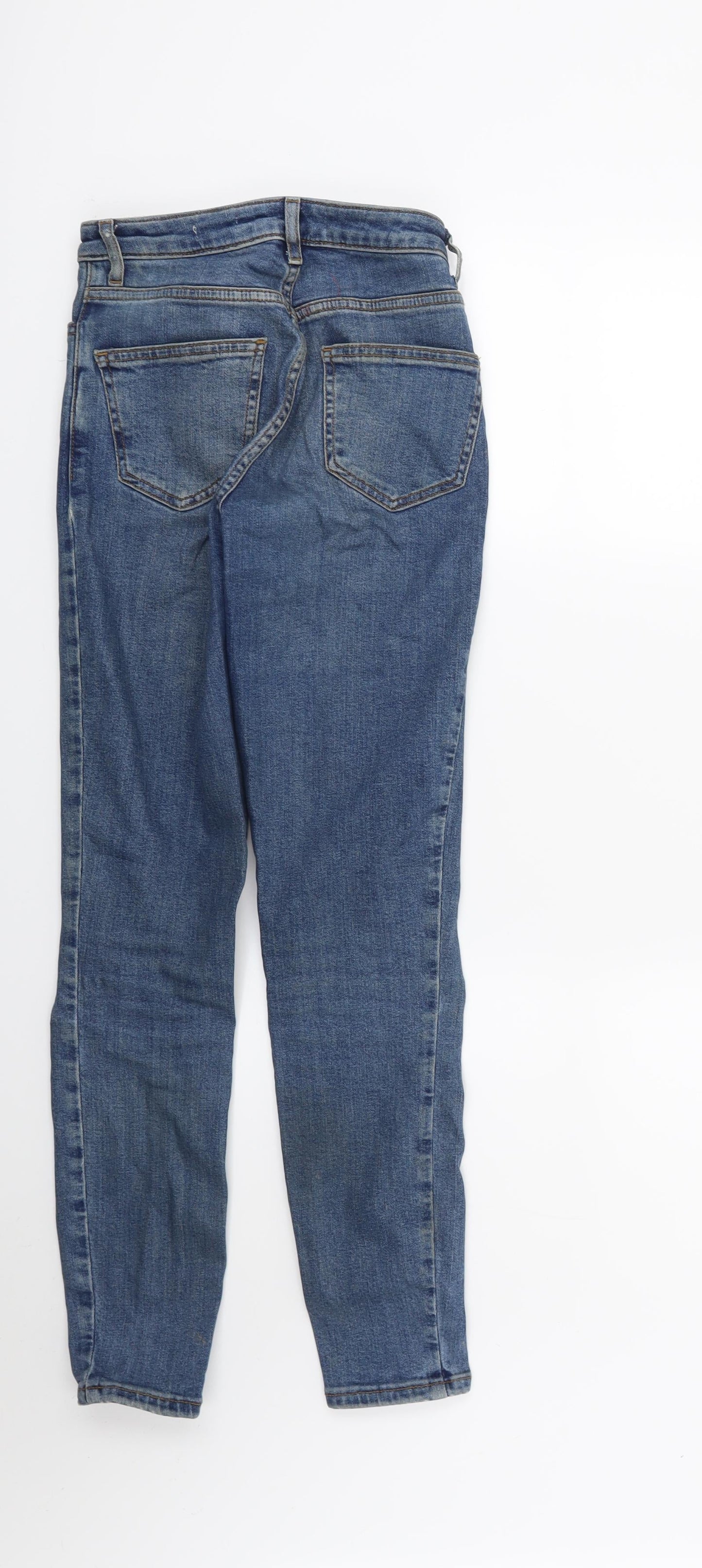 New Look Womens Blue  Denim Skinny Jeans Size 6 L24 in