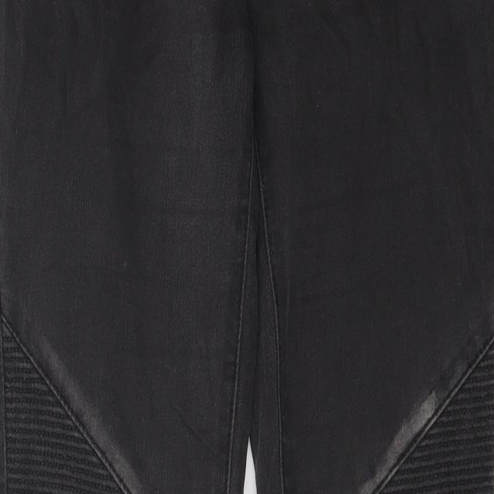 Review Womens Black  Denim Skinny Jeans Size 28 in L29 in