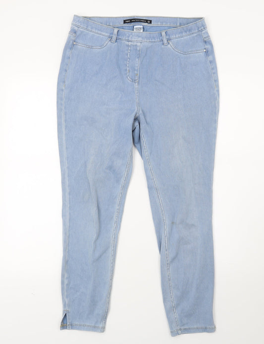 NEXT Womens Blue  Denim Jegging Jeans Size 14 L23 in