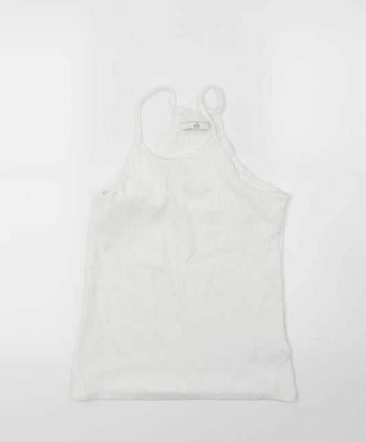 Marks and Spencer Girls White   Camisole Tank Size 14 Years