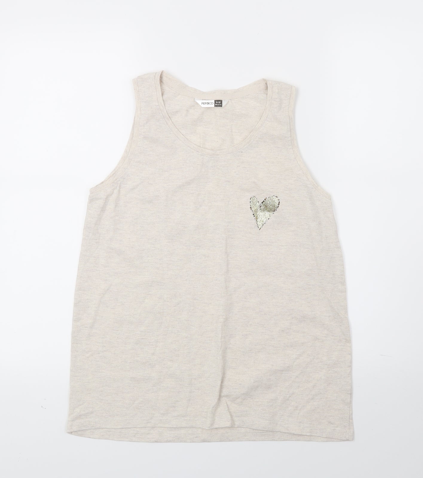 Pep&co Womens Beige   Basic Tank Size 10