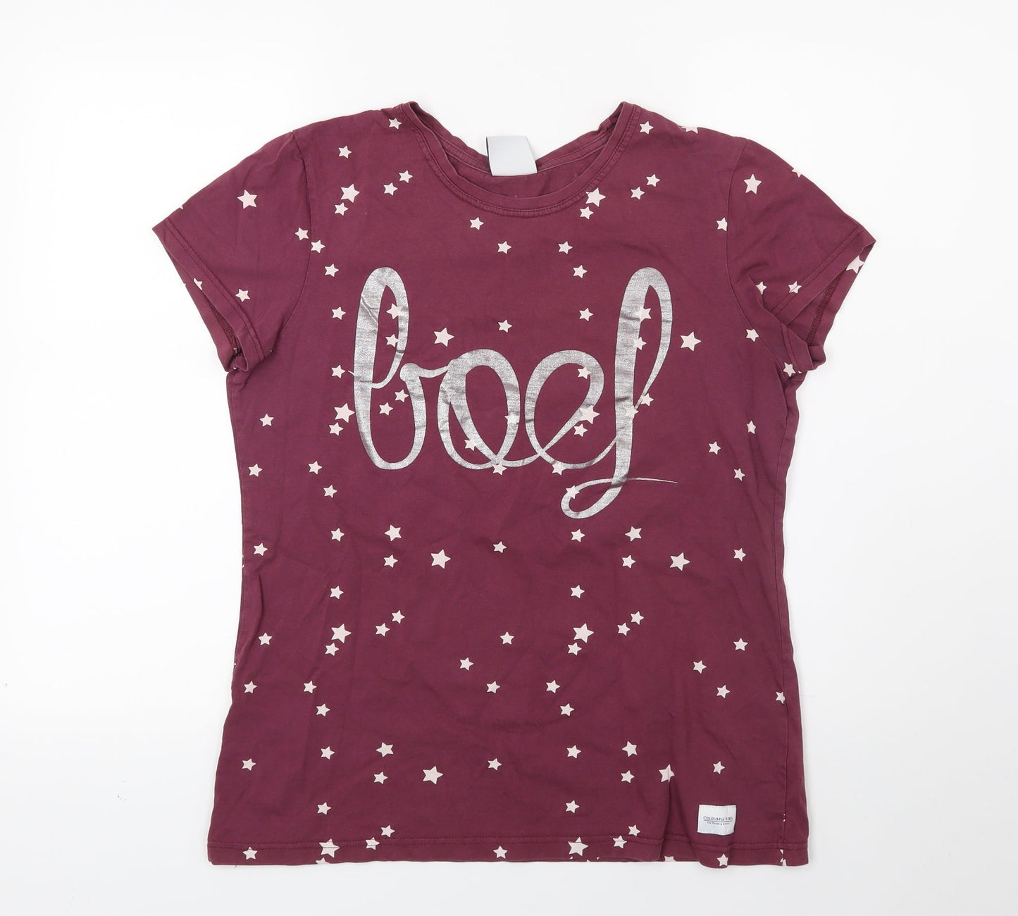 Colourful rebal Womens Red   Basic T-Shirt Size L