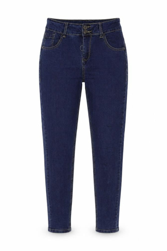 Preworn Womens Blue  Denim Mom Jeans Size 28 L28 in