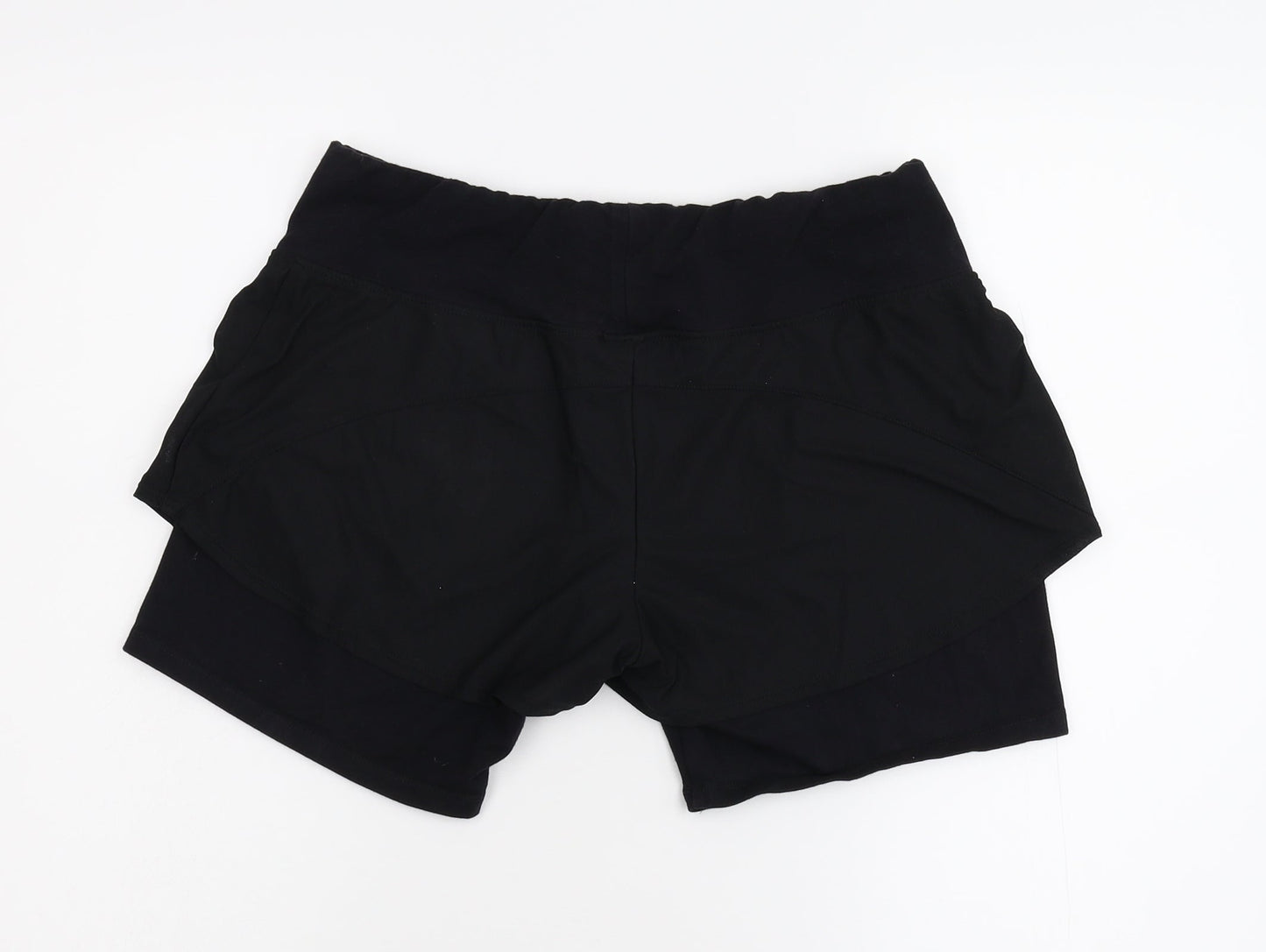 Preworn Womens Black   Sweat Shorts Size 28