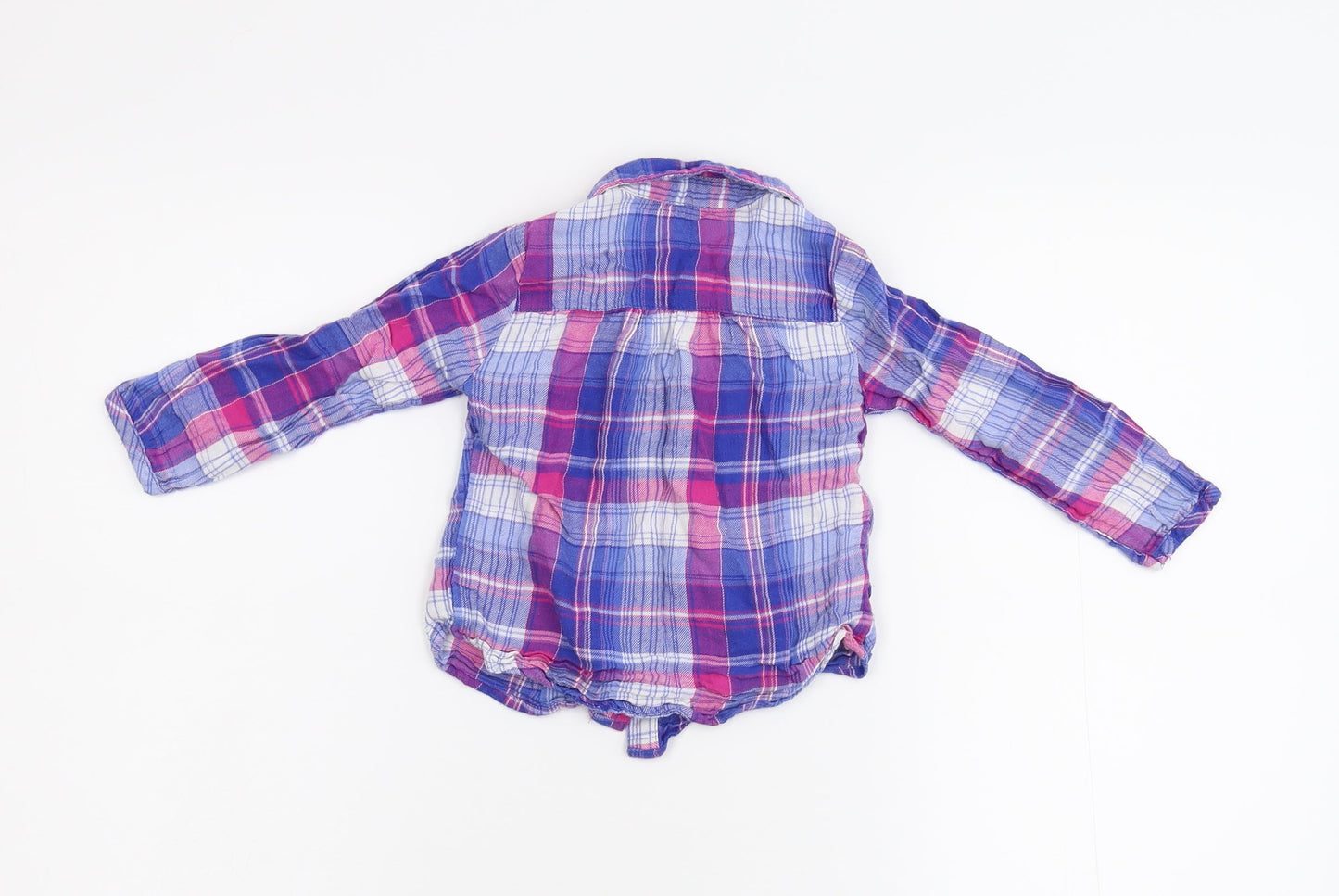 George Boys Multicoloured Check Flannel Basic Button-Up Size 12-18 Months