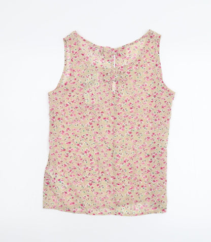 Preloved Cameo Rose Womens Multicoloured Floral  Basic Tank Size 10 - Back