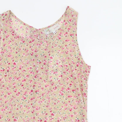 Preloved Cameo Rose Womens Multicoloured Floral  Basic Tank Size 10 - Detail