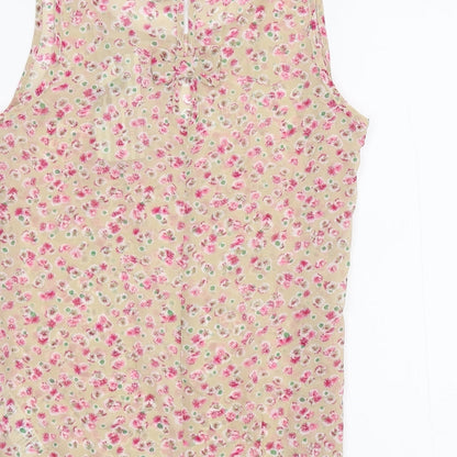 Preloved Cameo Rose Womens Multicoloured Floral  Basic Tank Size 10 - Label
