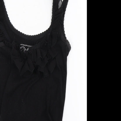 Close-up detail of Atmosphere women’s black a-line, size UK 8