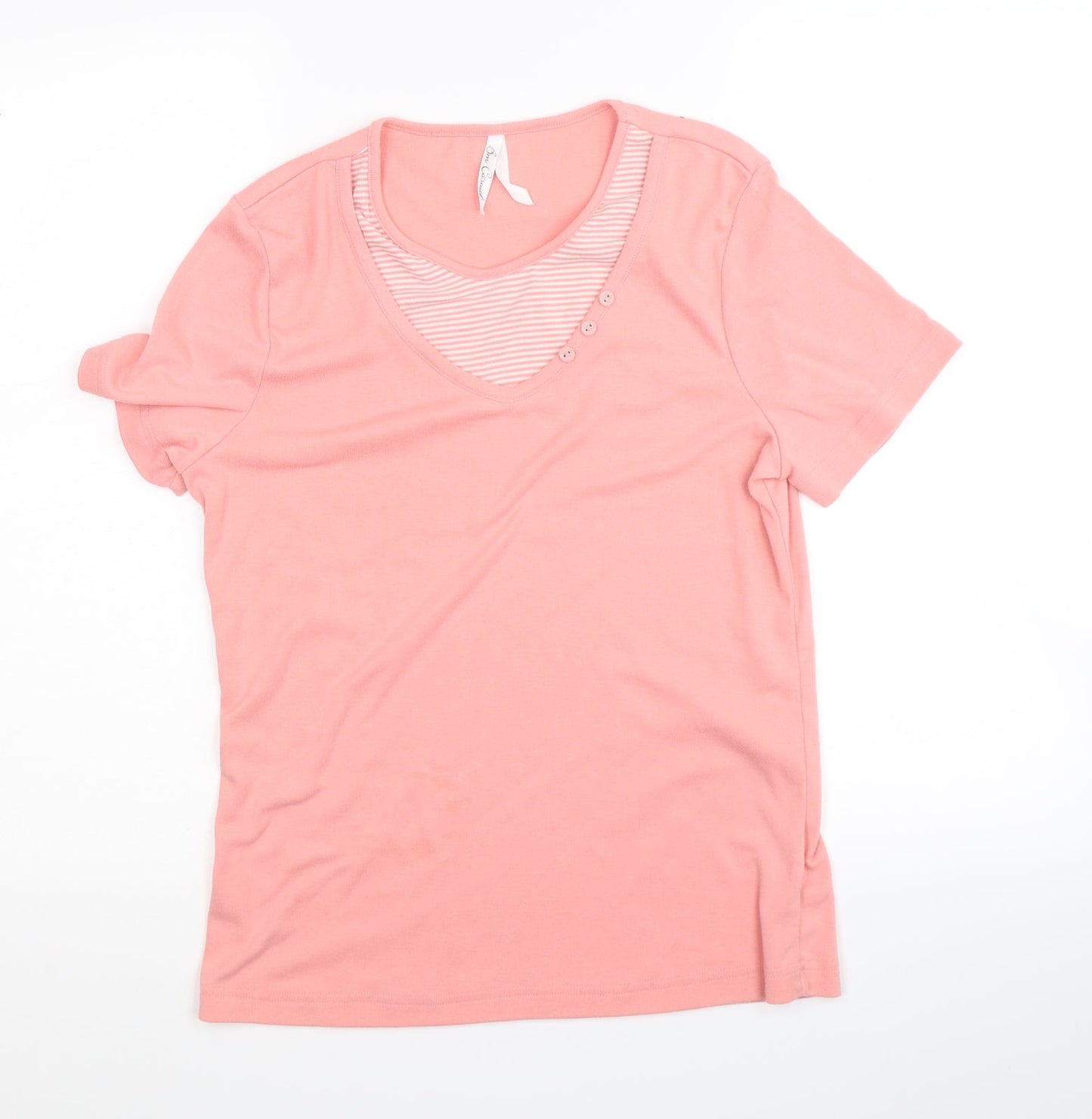 BM casual Womens Pink   Basic T-Shirt Size M