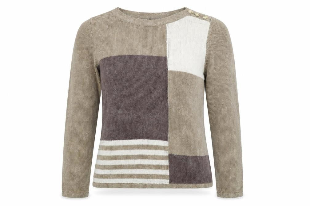 Bonmarché Womens Grey Pullover Jumper Size M
