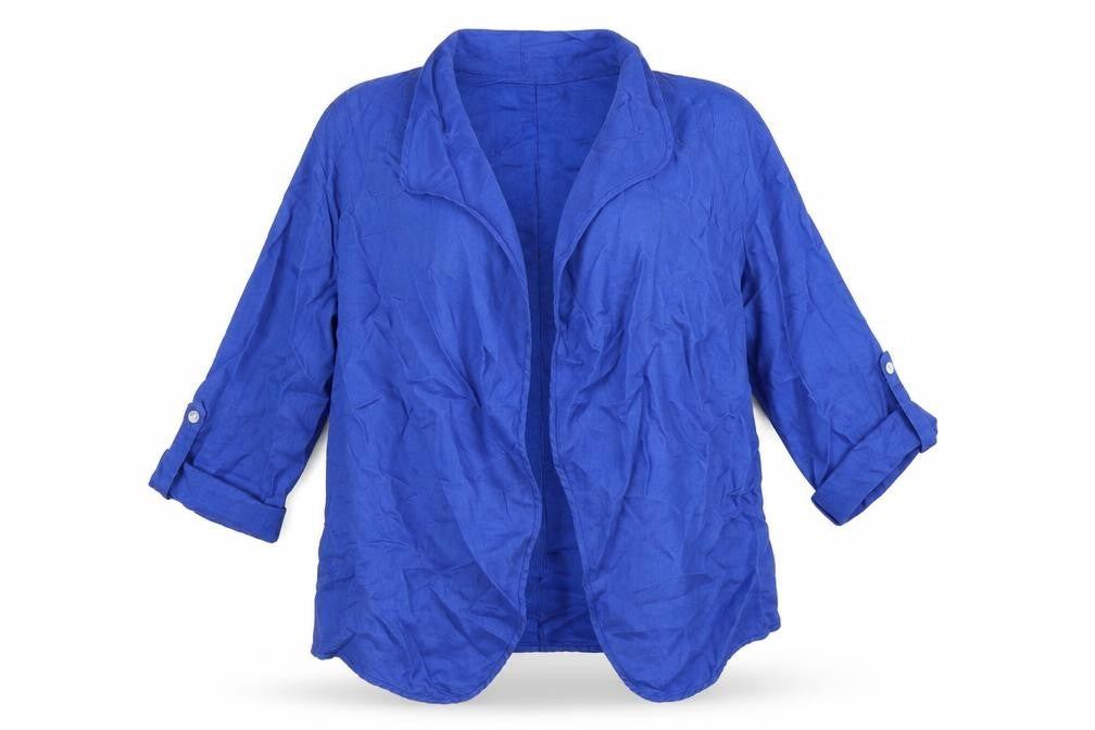 Pomodoro Womens Blue   Jacket  Size 12