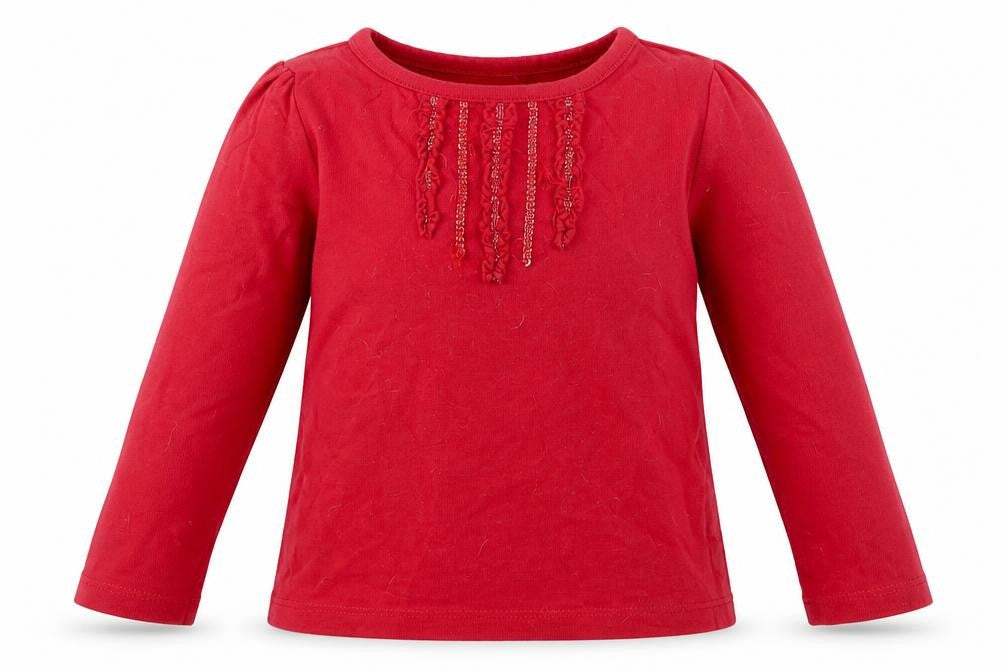 Young Dimension Girls Red   Pullover Casual Size 18-24 Months