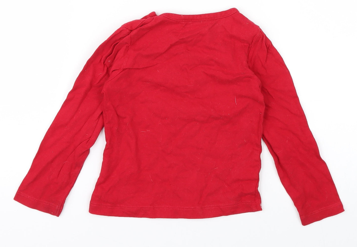 Young Dimension Girls Red   Pullover Casual Size 18-24 Months