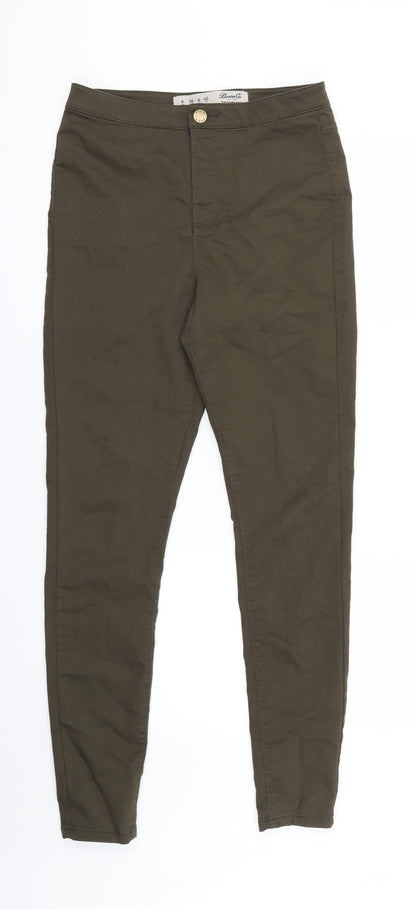 Denim Co Womens Green   Trousers  Size 8 L25 in