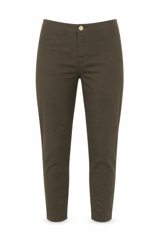 Denim Co Womens Green   Trousers  Size 8 L25 in