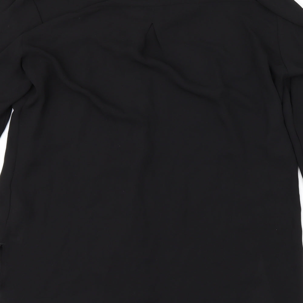 Marks & Spencer Womens Black   Cardigan Jumper Size 10
