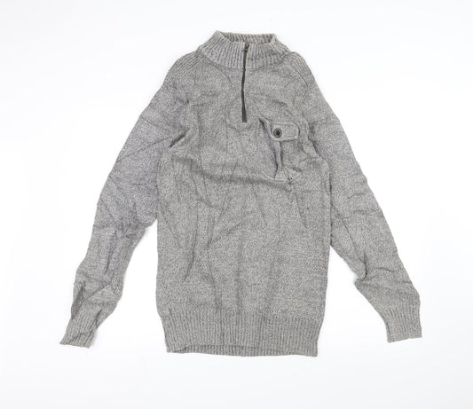NEXT Mens Grey   Pullover Jumper Size S