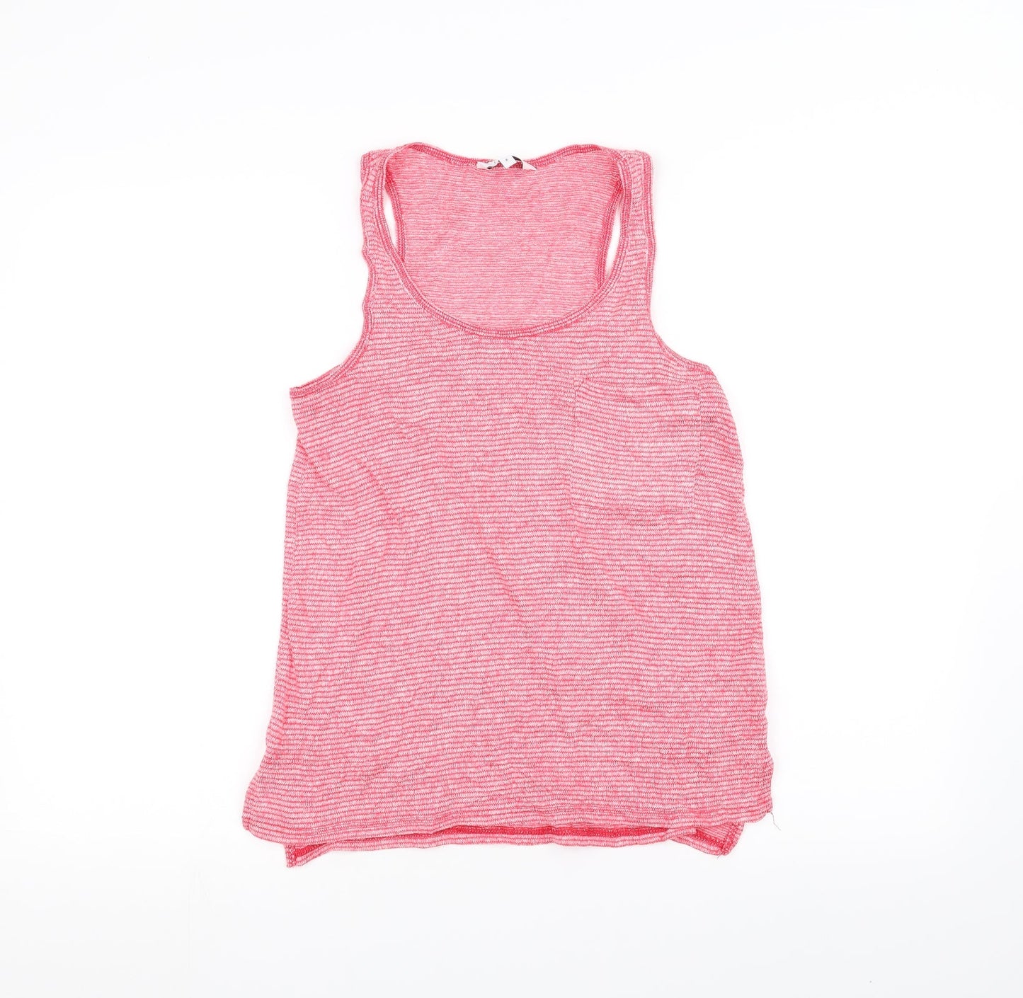 NEXT Womens Red Striped  Basic Tank Size 6