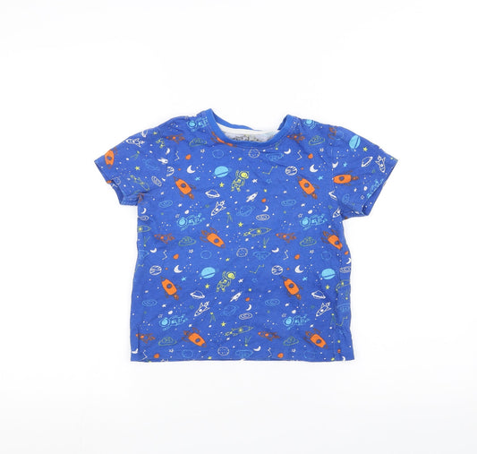 Pep&Co Boys Blue   Basic T-Shirt Size 6-7 Years