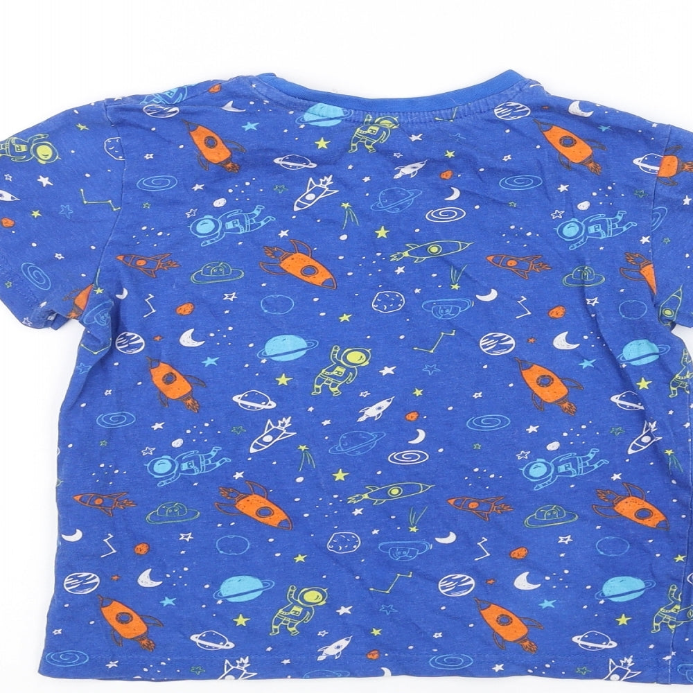 Pep&Co Boys Blue   Basic T-Shirt Size 6-7 Years