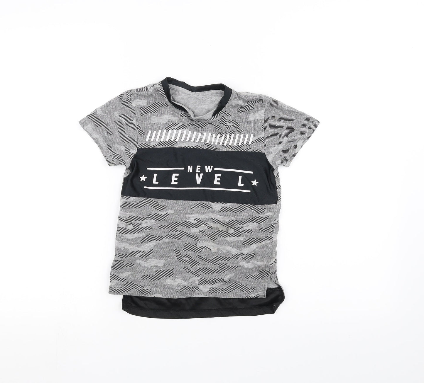Pep&Co Boys Grey   Basic T-Shirt Size 5-6 Years