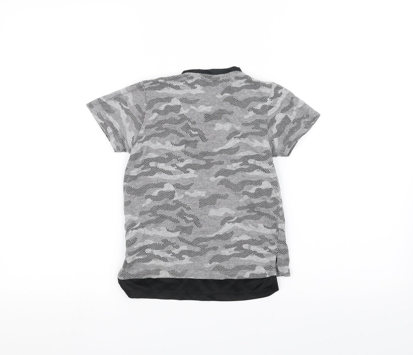 Pep&Co Boys Grey   Basic T-Shirt Size 5-6 Years