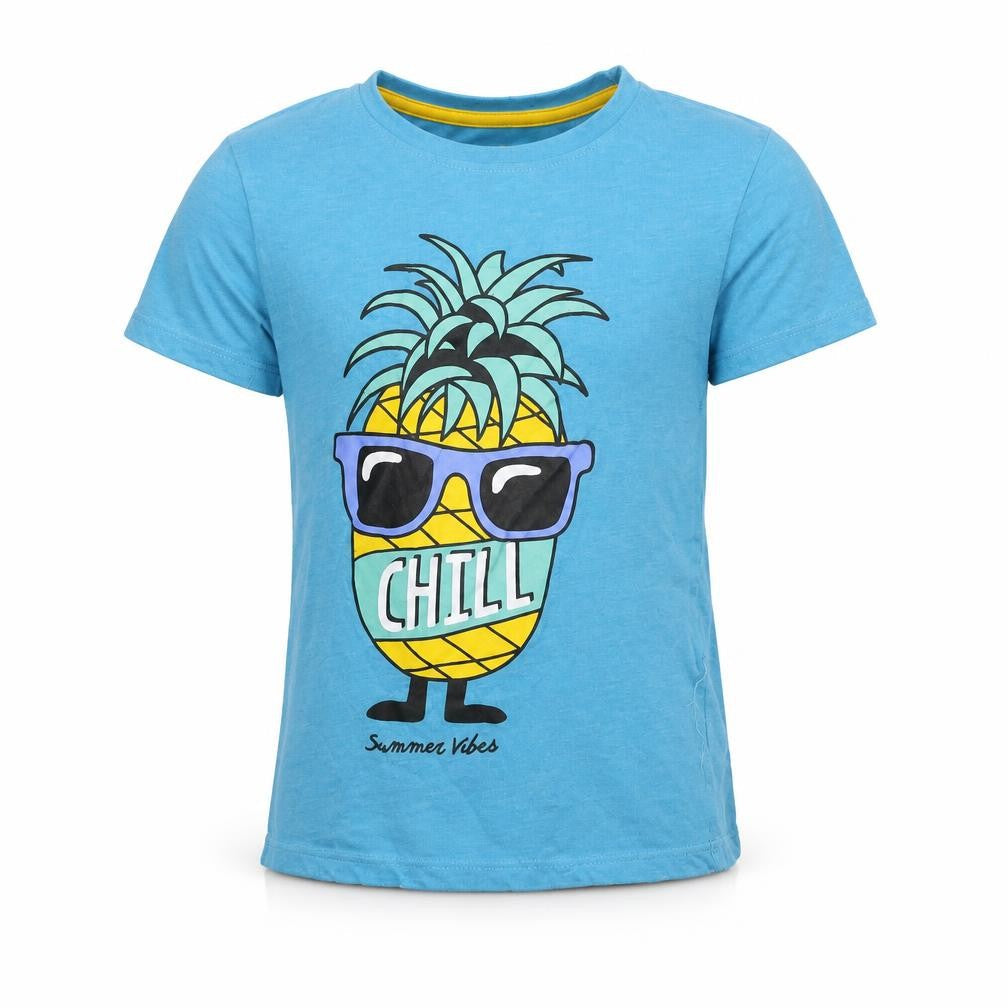 Primark Boys Blue   Basic T-Shirt Size 5-6 Years