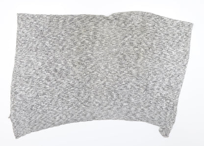 Preloved M&S Womens Grey   Cape Jumper One Size - Back